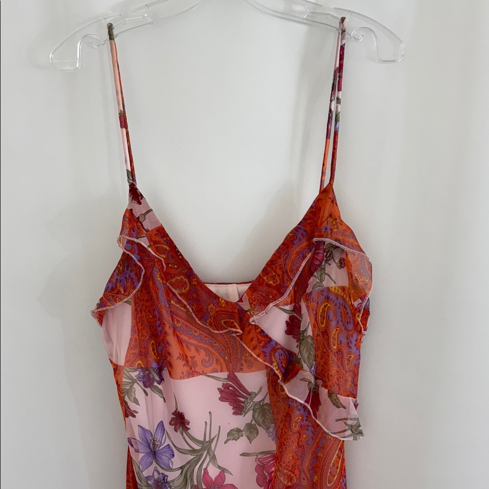 Women’s Rampage Vibrant Patchwork Midi Dress Size 11 Juniors - Picture 2 of 5
